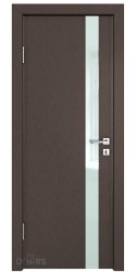 ШИ дверь DO-607 Бронза/стекло Белое