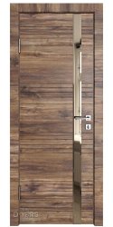Дверь межкомнатная DO-514 Лофт темный/зеркало Бронза