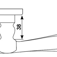Дверная ручка CC-1 OBA