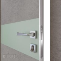 ШИ дверь DO-609 Бетон светлый/Снег