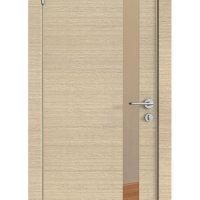 Дверь межкомнатная DO-507 Неаполь/зеркало Бронза