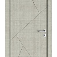 Дверь межкомнатная Прима Серый дуб