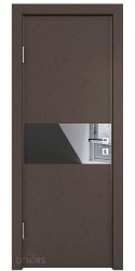 ШИ дверь DO-601 Бронза/стекло Черное