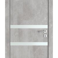 Дверь межкомнатная DO-513 Бетон светлый/Снег