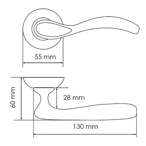 Дверная ручка MH-36 COF