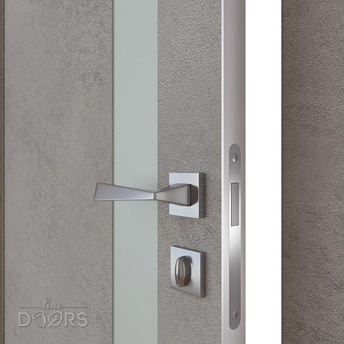 ШИ дверь DO-607 Бетон светлый/Снег