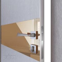 ШИ дверь DO-609 Металлик/зеркало Бронза