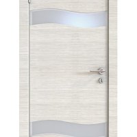 Дверь межкомнатная DO-503 Ива светлая/Снег