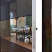 Дверь DO-509 Венге глянец/зеркало Бронза Скидка 50 %!