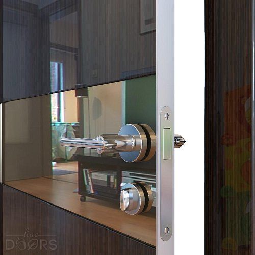 Дверь DO-509 Венге глянец/зеркало Бронза Скидка 50 %!