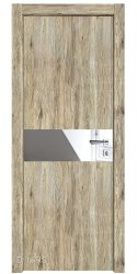 ШИ дверь DO-609 Рустик натуральный/Зеркало
