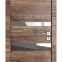 ШИ дверь DO-612 Лофт темный/Зеркало