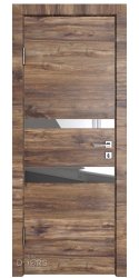 ШИ дверь DO-612 Лофт темный/Зеркало