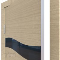 Дверь межкомнатная DO-503 Неаполь/стекло Черное