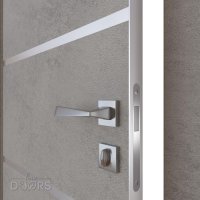 ШИ дверь DG-605 Бетон светлый