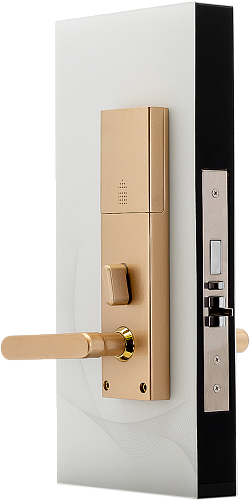 Электронный гостиничный онлайн замок HSU-9910BT-YG