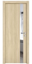 ШИ дверь DO-607 Дуб светлый/Зеркало