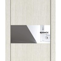 ШИ дверь DO-601 Белая лиственница/Зеркало