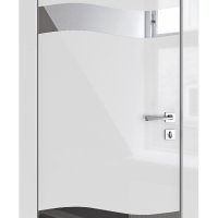 ШИ дверь DO-603 Серый глянец/Зеркало