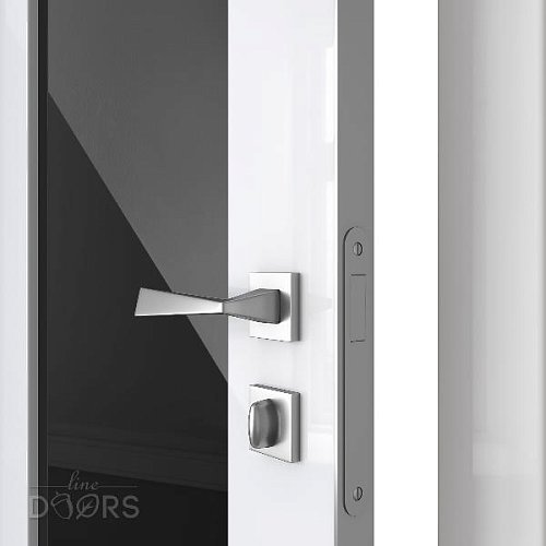 Дверь межкомнатная DO-DIANA/500 Стекло черное