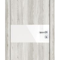 Дверь межкомнатная DO-501 Айс/стекло Белое