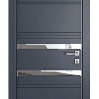 Дверь межкомнатная DO-515 Мэджик ПЭТ/Зеркало