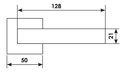 Дверная ручка HORIZONT-S5 CSA
