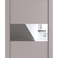 ШИ дверь DO-601 Серый бархат/Зеркало