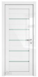 Дверь межкомнатная Ц-ДО-Т4 Белый глянец/Белое