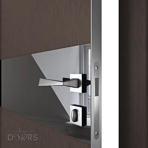 ШИ дверь DO-609 Бронза/стекло Черное