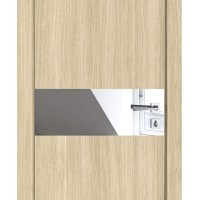 Дверь межкомнатная DO-509 Дуб светлый/Зеркало