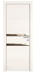 Дверь межкомнатная DO-515 Сливки/зеркало Бронза Дверь межкомнатная DO-515 Сливки/зеркало Бронза