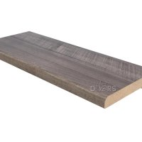 Наличник Телескоп прямой ПВХ Орех седой темный 80