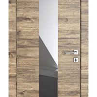 Дверь межкомнатная DO-510 Лофт светлый/Зеркало