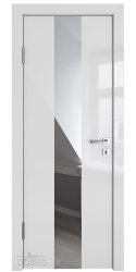 ШИ дверь DO-610 Серый глянец/Зеркало