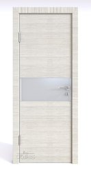 Дверь межкомнатная DO-501/1 Ива светлая/Снег Скидка 50 %!