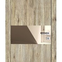 ШИ дверь DO-601 Рустик натуральный/зеркало Бронза