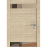 Дверь межкомнатная DO-502 Неаполь/зеркало Бронза