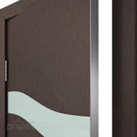 ШИ дверь DO-603 Бронза/стекло Белое