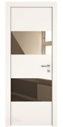 Дверь межкомнатная DO-508 Сливки/зеркало Бронза Дверь межкомнатная DO-508 Сливки/зеркало Бронза