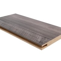 Добор Телескоп ПВХ 100 мм Орех седой темный