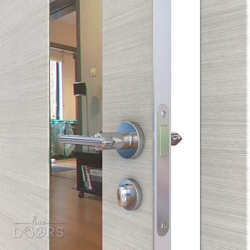 ШИ дверь DO-604 Ива светлая/зеркало Бронза