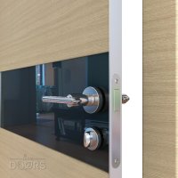 Дверь межкомнатная DO-509 Неаполь/стекло Черное