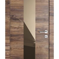 ШИ дверь DO-610 Лофт темный/зеркало Бронза