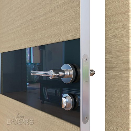 Дверь межкомнатная DO-509 Неаполь/стекло Черное