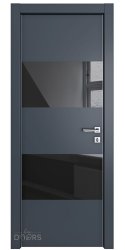 ШИ дверь DO-608 Мэджик ПЭТ/стекло Черное