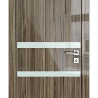 Дверь межкомнатная DO-513 Сосна глянец/стекло Белое