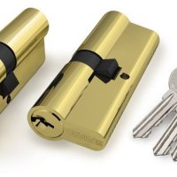 Цилиндровый Fuaro (Фуаро) механизм (100 ZA/60) 1000ZAKey60(25+10+25) PB латунь 5Key