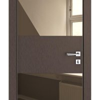 Дверь межкомнатная DO-508 Бронза/зеркало Бронза