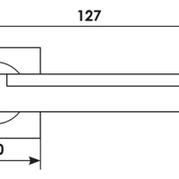 Дверная ручка NC-1-S CSA/CRO